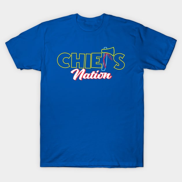 Chiefs Nation T-Shirt by Zivanya's art